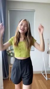 Quần Ống Rộng Cạp Cao 2 CúcQuần Ống Suông Lưng Cao Kiểu Hàn Quốc Trẻ Trung Đơn Giản Thời Trang Cho Nữ có big size 75Kg mã 888
