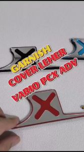 COVER LEHER RADIATOR TWO TONE GARNISH HONDA VARIO 125 150 PCX ADV 150