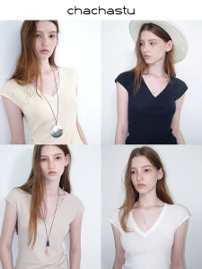 Áo Thun Body V-Neck Tay Voan Mùa Hè Nữ