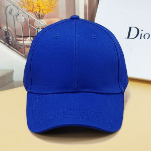 Hat Female Blue Light Body Baseball Cap K-style Easiest for Match Face White Ins Tide Curved Brim Sun-Shade Pure Color Baseball Cap Male