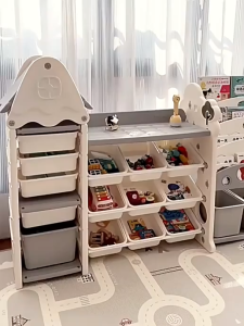 Tree House Toy Storage Organizer For Kids Bookshelf For Baby Baby Toys & Books Durable & Safe Playroom Decor