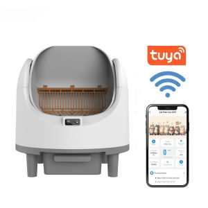 Smart Cat Litter Box Automatic 68L+8L Self-Cleaning APP Control Auto Cat Litter Box / Tandas Kucing Automatik / 自动猫砂盆