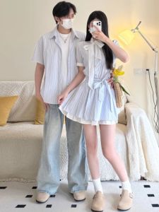 XILANDUO | Couples Striped Shirts