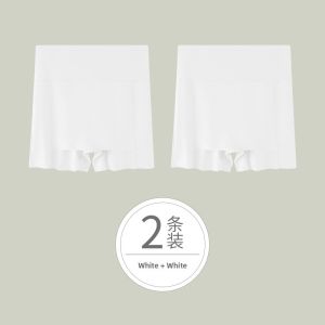 miiow | Ice Silk Triangle Covering Safety Pants Womens New 2025 High Waist Short Shorts Underwear For Skirts Seamless Invisible Briefs