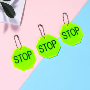 10PCS Pet Safety Reflector Reflective Backpack Pendant Night Walking Safety Gear Warning Stop Ban Pendant Luminous Bicycle Light