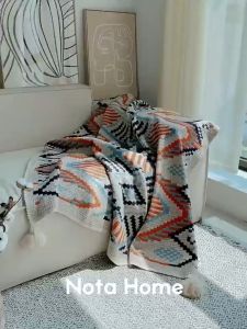 Sun Blanket Thick Knitted Bohemian Nap Air Conditioning Blanket Sofa Blanket Baby Blanket