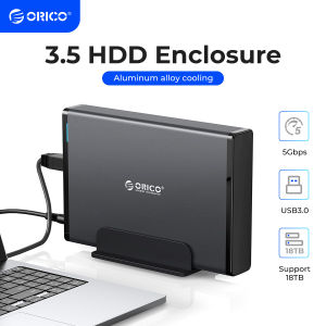 ORICO | ORICO 3.5 HDD Case SATA to USB 3.0 Adapter External Hard Drive Enclosure for 2.5" 3.5" SSD Disk HDD Case for PC