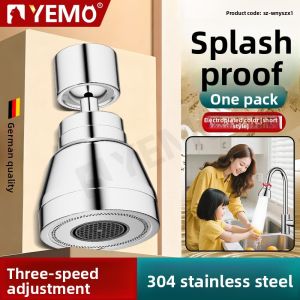 YEMO | Universal Extendable Kitchen Faucet with Rotatable Nozzle and Splash Guard