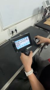 Handheld Inkjet Printer Coding Machine Not Encrypted for Printing Production Date Automatic Hand-Held Date Coding Machine With Digital Ink for Bottle Caps