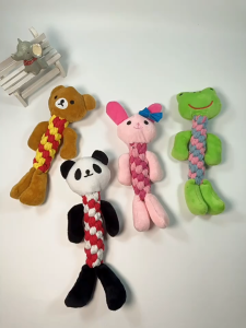 Auskie PlayPal Rope Tug Pet Toy Dog Chew Toy Cat Toy- Combo (All 4)