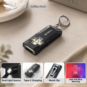 SMILING SHARK | Portable Rechargeable Mini Flashlight
