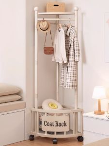YIMEIYICHENG | Mobile Luxury Bedroom Corner Clothes Rack