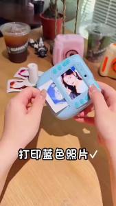 Children Kids Camera Instant Print 1920*1080P HD 2.4 Inch Mini Digital Video Camera 57*25mm Thermal Printer Funny Photo Sticker