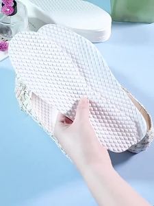 New 1/5/10 Pair/sets Disposable Insoles Nature Wood Pulp Insoles Men and Women Thin Breathable Sweat Soft Comfortable Shoe Pad