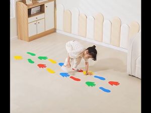 อุปกรณ์ฝึกประสาทสัมผัส 1 คู่ ของเล่นกีฬาเด็ก แผ่นสัมผัสฝ่ามือ และเท้า อุปกรณ์ฝึกประสาทสัมผัส