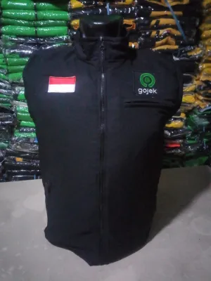 rompi motor driver ojol Gojek terbaru warna hitam polos