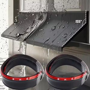 แถบกั้นน้ำหน้าต่างเลื่อนขนาด100ซม. แถบปิดผนึกหักเหน้ำฝนอะลูมินัมอัลลอยประตูในบ้านฮาร์ดแวร์สำหรับสวน