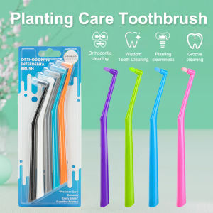1/3/5 Pcs Interdental Brush Single-Beam Soft Teeth Cleaning Toothbrush Oral Care Tool Small Head Soft Hair Implant Adult