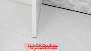 Door Bottom Sealing Strip - Under Door Draft Stopper - SoundProof Windproof Noise Reduction Anti-collision Seal Strips - Adjustable Noise Blocker - Door Stoppers