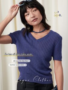Lagur | Áo Thun Vintage Cable Knit Thoáng Khí