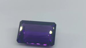 Natural Uruguay Purple Amethyst 21.71 Cts. Emerald Cut Eye Clean Grade Loose Gemstone