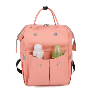 New Multi Functional Large Capacity Portable Milk Bottle Insulated Mother and Baby Bag Simple and Fashionable Backpack Mommy Bag