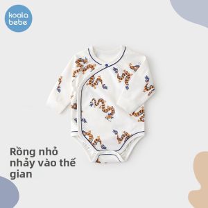 KAOLANBIBI | Bodysuit Trẻ Sơ Sinh Tay Dài Mùa Xuân Thu Họa Tiết Rồng