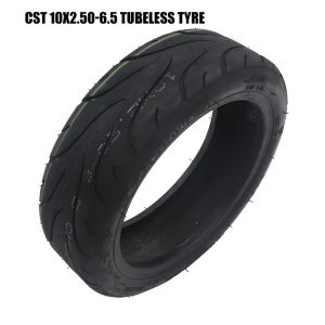 10 Inch Tires Semi City / Off-Road Tyres 10X2.50-6.5 Tubeless Tire for 10 Inch Electric Scooter Accessories Wear Resistant