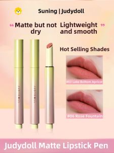 JUDYDOLL | Judydoll Velvet Matte Lipstick Pen Lip Mud Womens Velvet Fog White Enhancing Nude Color Series Easy to Color Shanghai