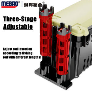 MEBAOFishing Box Rod Barrel HolderFishing Box Rod StandFishing Rod Stand Rod BarrelRod Holder Raft Fishing BarrelFishing Box Accessories Vertical Inserting DeviceFor MEIHO VS-7055 VS-7070 VS-7080 VS-7090 BM-5000 BM-7000 BM-9000