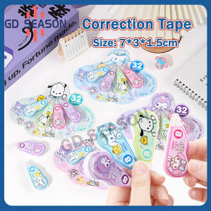 4pcs set Sanrio Correction tape Stationery for students kawaii cartoon kuromi Office Stationery