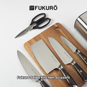 Fukuro Seido Kitchen Scissors / Stainless Steel Kitchen Utensils / Gunting Dapur