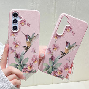 Phone Case for Samsung Galaxy S26 S25 S23 Ultra S24 FE A57 A56 A55 A54 A53 5G A07 A06 A15 4G Cases Watercolor Hummingbird Fundas