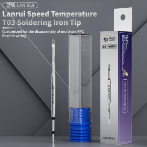 Lanrui T03 C210 Soldering Tip Fast Heating for Phones Motherboard FPC Multi Pin Cable Chip Screen IC Decapsulation Repair Tool