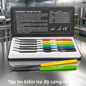 Bộ Dụng Cụ Kiểm Tra Độ Cứng Tsubosan 6 Món HRC40-HRC65 Dụng Cụ Kiểm Tra Độ Cứng Kim Loại Của Tungfull