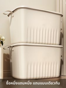 กล่องเก็บของทรงสี่เหลี่ยมยาวแบบพับได้พร้อมฝาปิด กล่องเก็บเสื้อผ้า กล่องใส่ของใช้ในบ้าน กล่องเก็บของสำหรับจัดระเบียบในชีวิตประจำวัน