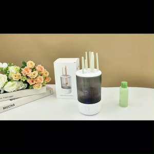 MeeGoo เครื่องทำความสะอาดแปรงแต่งหน้าไฟฟ้าแบบแห้งเร็วอัตโนมัติเต็มรูปแบบสำหรับใช้ในบ้าน อุปกรณ์ทำความสะอาด