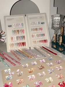 Sơn Gel Nhũ FLASH AS mã BRD Mẫu Mới chai Xanh 15ml chính hãng Sét 30 Chai Tựng Bảng Màu