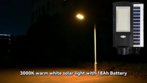 KUCHVZ Solar Lights Outdoor Waterproof Warm White Solar Light 3000W Solar Motion Sensor Light Security Waterproof Solar Street Light for Yard Fence Garden Patio Front Door Shed Deck Path