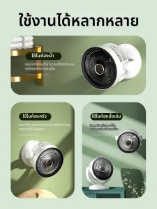 พัดลมตั้งโต๊ะขนาดเล็ก กำลังลมแรง ระบายอากาศได้ดี พัดลมติดผนังสำหรับห้องครัว ห้องน้ำ ห้องนอน ห้องน้ำ ระบายอากาศได้ดี 2298