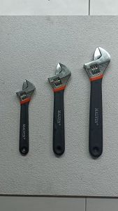 [ VIENA ] Kunci Inggris Gagang Lapis Karet 8"  10"  12" Inch