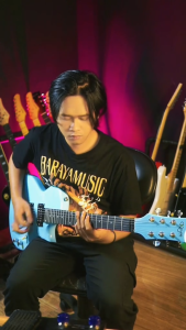 Gitar Elektrik Original KOWE Alva Go Free Packing kayu