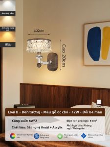 PAIMIJI | Đèn chùm LED phong cách cổ điển Pháp