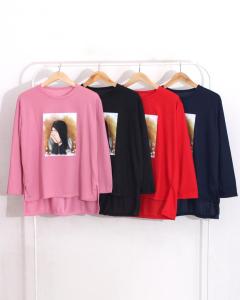 (ZAYIN COLLECTION) SETELAN HUMAIRA FIT TO XXL LD 114 CM GAMBAR MUSLIM PRINTING DTF. (REALPICT)