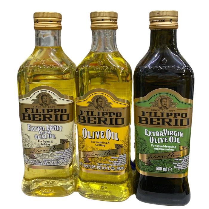Filippo Berio Olive Oil & Extra Virgin Extra Light 1 L minyak | Lazada ...