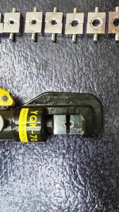 (BH 2 năm) Kìm bấm cos thủy lực YQK-70Kìm thủy lực bằng taykìm ép cốt thủy lực 7-70mm²Nâng cấp áp suất cao 8T - 8 bộ khuôn ép