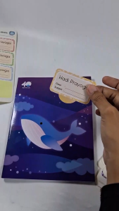 Stiker Nama Buku Custom | Sticker Mapel Sekolah | Label Nama Pelajaran Kelas| Max Size Bisa Ditulis