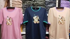 SETELAN WANITA JUMBO POLOS CELANA KULOT CELANA TOSCA DAN UNGU ( XL FIT XXL - 3XL )