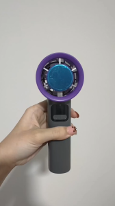 Frosty Fan Y-168 Strong Wind Power Portable Handheld Fan 218g 62x59x167mm with 100-Speed Wind Smart Display & Super Thermal Conductivity Cooling