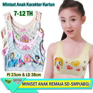6Pcs MINISET Anak Remaja ABG SDSMP - Model Singlet Anak Cewek - Miniset Remaja Putri - Vegasus Store